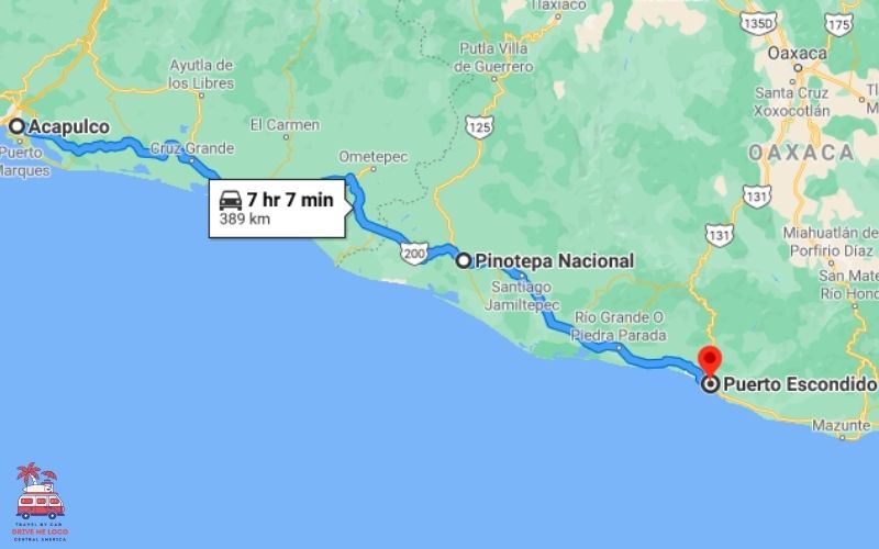 Acapulco – Pinotepa Nacional – Puerto Escondido
