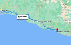 Acapulco – Pinotepa Nacional – Puerto Escondido